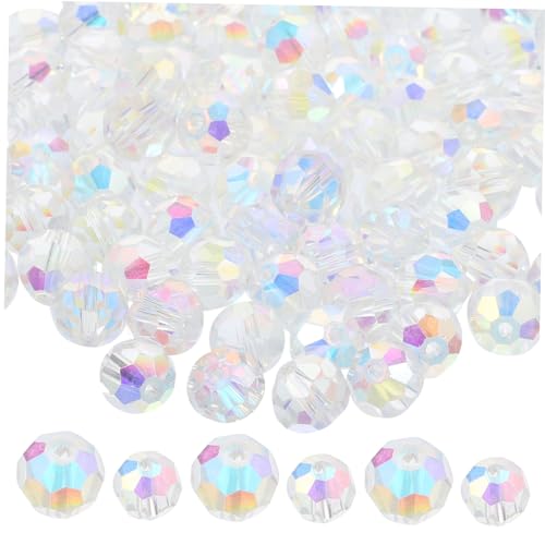 HOMSFOU 200 Stück Galvanisierte Kristallperlen In Facettierter Blauer Bastelform Kreisförmig Farbig Rund Für Armbänder Transparent Basteln Runde Abstandsperlen Runde HOMSFOU 200 Stück Galvanisierte Kristallperlen In Facettierter Blauer Bastelform Kreisförmig Farbig Rund Für Armbänder Transparent Basteln Runde Abstandsperlen Runde von HOMSFOU