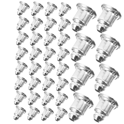 HOMSFOU 200 Stück Metall Ohrstecker Verschlüsse für DIY Ohrschmuck Kleine Sichere Ohrringverschlüsse Leicht Praktisch Passend für Ohrstecker Modische Bastelzubehör für Befestigung von HOMSFOU