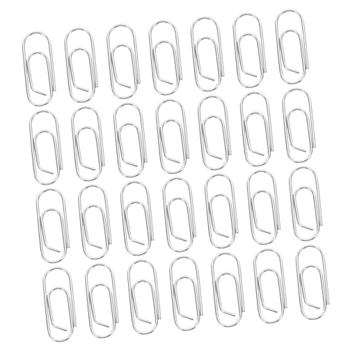 HOMSFOU 200 Stück Mini Büroklammern Metall Paperclips Nickelfarbig Kleine Dokumentenklammern Notizen Organisieren Stationery Clips für Büro Schule Zuhause von HOMSFOU