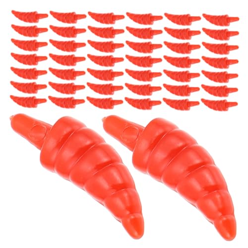 HOMSFOU 200 Stück Mini Rote Schneemann Nasen aus Kunststoff Leicht Anzubringen Robuste Weihnachtsdeko Zubehör für DIY Basteln Sicher für Schneemann Accessoires für Festliche HOMSFOU 200 Stück Mini Rote Schneemann Nasen aus Kunststoff Leicht Anzubringen Robuste Weihnachtsdeko Zubehör für DIY Basteln Sicher für Schneemann Accessoires für Festliche von HOMSFOU