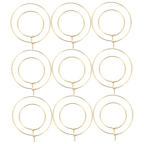 HOMSFOU 200 Stück Ohrring Creolen Rund Hoop Schmuckzubehör Vergoldet DIY Schmuckherstellung Beading Hoop Kreis Ohrringe Bastelset für Anfänger und Profis HOMSFOU 200 Stück Ohrring Creolen Rund Hoop Schmuckzubehör Vergoldet DIY Schmuckherstellung Beading Hoop Kreis Ohrringe Bastelset für Anfänger und Profis von HOMSFOU