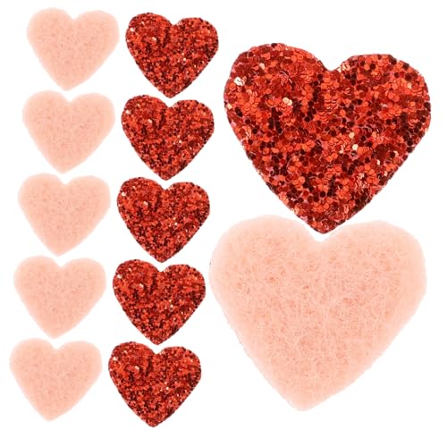 HOMSFOU 200 Stück Pailletten Herz Aufnäher Rote Glitzernde DIY Schmuck Zubehör Patch Dekorationen für Kleidung Schuhe und Valentinstagsgeschenke HOMSFOU 200 Stück Pailletten Herz Aufnäher Rote Glitzernde DIY Schmuck Zubehör Patch Dekorationen für Kleidung Schuhe und Valentinstagsgeschenke von HOMSFOU