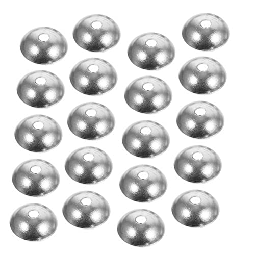HOMSFOU 200 Stück Perlenkappen Spacer Beads für DIY Schmuckherstellung Halbrunde Perlenkappen für Armbänder und Bastelprojekte von HOMSFOU