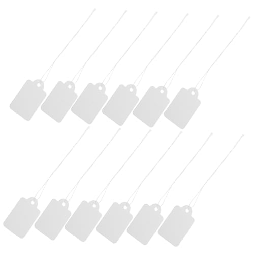 HOMSFOU 200 Stück Preisschild Kennzeichnungsetiketten Kleidungsetiketten Schmuckanhänger Für Die Preisgestaltung Hang -tags Große Hängeetiketten Kennzeichnung Von Etiketten Papier Weiß HOMSFOU 200 Stück Preisschild Kennzeichnungsetiketten Kleidungsetiketten Schmuckanhänger Für Die Preisgestaltung Hang -tags Große Hängeetiketten Kennzeichnung Von Etiketten Papier Weiß von HOMSFOU