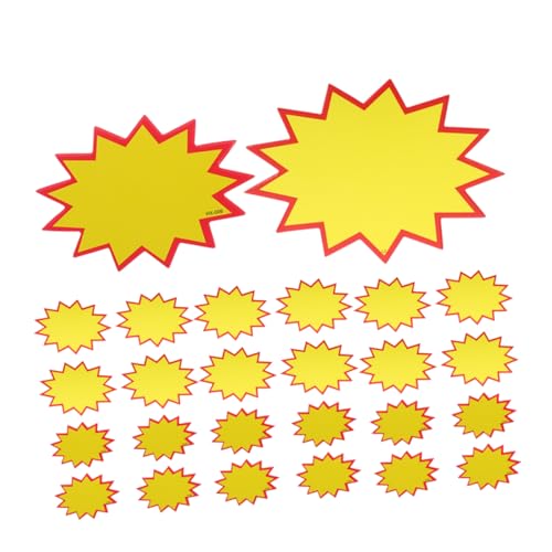 HOMSFOU 200 Stück Preisschild schmucklos Leere Tags Etiketten für den Einzelhandel Sterne-Etikett leere Verkaufsschilder Flohmarkt Lieferungen Stöberverkaufsschilder Verkäufe Papier Gelb HOMSFOU 200 Stück Preisschild schmucklos Leere Tags Etiketten für den Einzelhandel Sterne-Etikett leere Verkaufsschilder Flohmarkt Lieferungen Stöberverkaufsschilder Verkäufe Papier Gelb von HOMSFOU