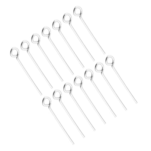 HOMSFOU 200 Stück Stecknadeln Offenes Auge Schmuckverbinder für DIY Schmuckherstellung Armband Verschluss Zubehör Langlebig Rostfrei HOMSFOU 200 Stück Stecknadeln Offenes Auge Schmuckverbinder für DIY Schmuckherstellung Armband Verschluss Zubehör Langlebig Rostfrei von HOMSFOU