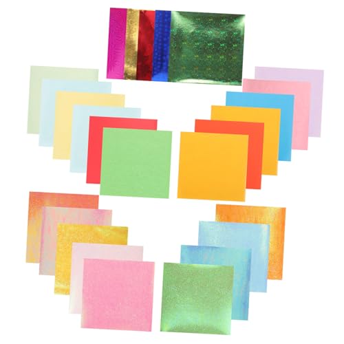 HOMSFOU 200 Stück Teiliges Origami Bastelpapier Buntes Sicheres Doppelseitiges Faltpapier für DIY Kunstprojekte Kinderhandwerk Malen und Basteln für Familie und HOMSFOU 200 Stück Teiliges Origami Bastelpapier Buntes Sicheres Doppelseitiges Faltpapier für DIY Kunstprojekte Kinderhandwerk Malen und Basteln für Familie und von HOMSFOU