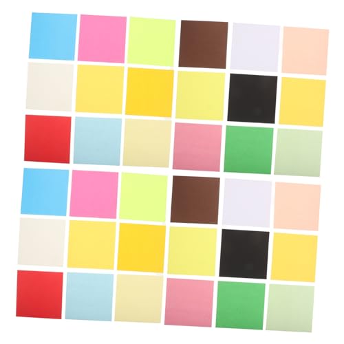 HOMSFOU 200 Stück Teiliges Origami Papier Quadratisch Farben Doppelseitig Bastelpapier für DIY Handwerk Falten Schulprojekte und Festliche Dekorationen von HOMSFOU