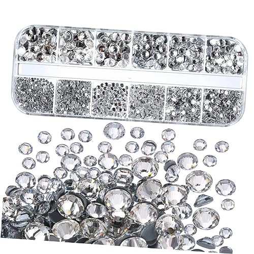 HOMSFOU 2000Stücke DIY Kristallglas Perlen Flache Rückseite Verschiedene Für Schmuckherstellung Armbänder Halsketten Basteln HOMSFOU 2000Stücke DIY Kristallglas Perlen Flache Rückseite Verschiedene Für Schmuckherstellung Armbänder Halsketten Basteln von HOMSFOU