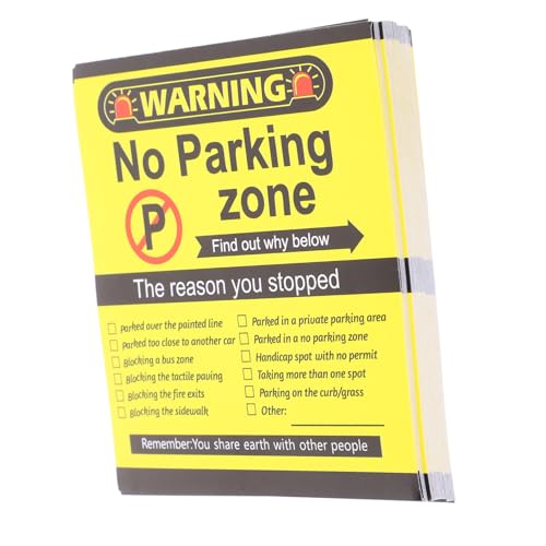HOMSFOU 200Blätter Parkverbot Aufkleber Selbstklebende Sticker für Humorvolles Design für Sofortige Warnung bei Parkverstößen Praktische HOMSFOU 200Blätter Parkverbot Aufkleber Selbstklebende Sticker für Humorvolles Design für Sofortige Warnung bei Parkverstößen Praktische von HOMSFOU