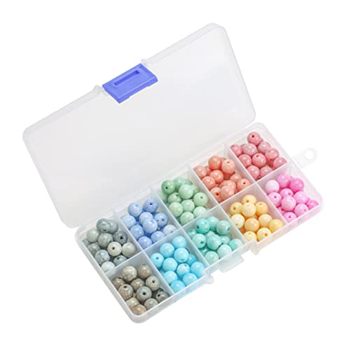 HOMSFOU 200Stücke DIY Glasperlen Crackle Crystal Beads Für Schmuckherstellung Für Halsketten Armbänder Und Bastelprojekte Praktischer Fächer Box HOMSFOU 200Stücke DIY Glasperlen Crackle Crystal Beads Für Schmuckherstellung Für Halsketten Armbänder Und Bastelprojekte Praktischer Fächer Box von HOMSFOU