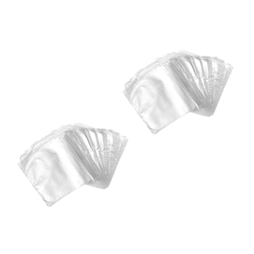 HOMSFOU 200Stücke Transparente Schrumpffolie aus Material Wasserdichte Verpackungsfolie für DIY Handwerk Heißsiegel Schrumpfbeutel für Ätherische Öle von HOMSFOU
