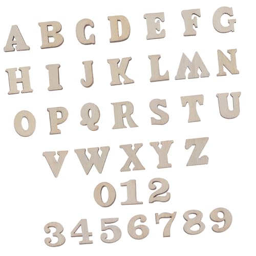 HOMSFOU 204 Stück Holzbuchstaben und Teilig Natürliche Holzfarbe Diy Dekoration Lernspielzeug für Kleinkinder Vielseitig Einsetzbar Robust und Langlebig für Bastelprojekte HOMSFOU 204 Stück Holzbuchstaben und Teilig Natürliche Holzfarbe Diy Dekoration Lernspielzeug für Kleinkinder Vielseitig Einsetzbar Robust und Langlebig für Bastelprojekte von HOMSFOU