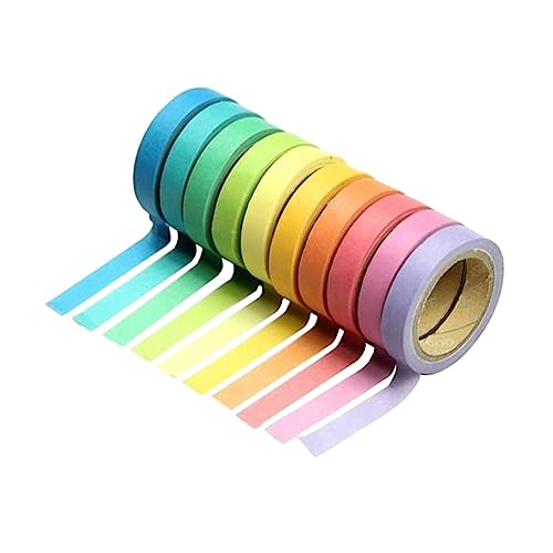 HOMSFOU 20Rollen Washi Tape Dekoratives Klebeband für Geschenkverpackung und Scrapbooking Vielseitig Einsetzbar für Fotoalben Bastelprojekte und DIY Gestaltungen HOMSFOU 20Rollen Washi Tape Dekoratives Klebeband für Geschenkverpackung und Scrapbooking Vielseitig Einsetzbar für Fotoalben Bastelprojekte und DIY Gestaltungen von HOMSFOU