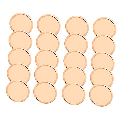 HOMSFOU 20Stücke Buchbindescheiben DIY Planer Bindungsschnalle Robuste Materialien Lösung für Dokumente und Karteikarten Roségold für Stilvolle Organisation HOMSFOU 20Stücke Buchbindescheiben DIY Planer Bindungsschnalle Robuste Materialien Lösung für Dokumente und Karteikarten Roségold für Stilvolle Organisation von HOMSFOU