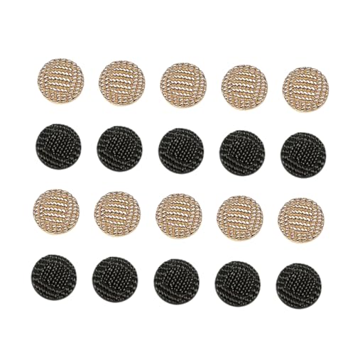 HOMSFOU 20Stücke Dekorative Metallknöpfe für Kleidung Kreative DIY Buttons für Anzüge Blazer Mäntel Shirts und Robuste und Stilvolle HOMSFOU 20Stücke Dekorative Metallknöpfe für Kleidung Kreative DIY Buttons für Anzüge Blazer Mäntel Shirts und Robuste und Stilvolle von HOMSFOU