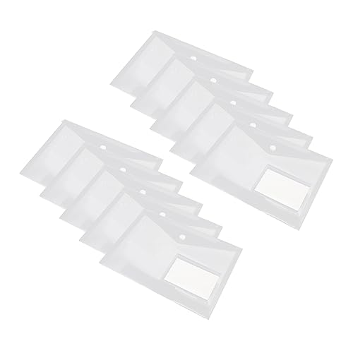 HOMSFOU 20Stücke Dokumentenmappe Transparente Dateitaschen mit Druckknopfverschluss Platzsparender Dokumentenorganisator für Büro und Schule für Quittungen und Visitenkarten HOMSFOU 20Stücke Dokumentenmappe Transparente Dateitaschen mit Druckknopfverschluss Platzsparender Dokumentenorganisator für Büro und Schule für Quittungen und Visitenkarten von HOMSFOU