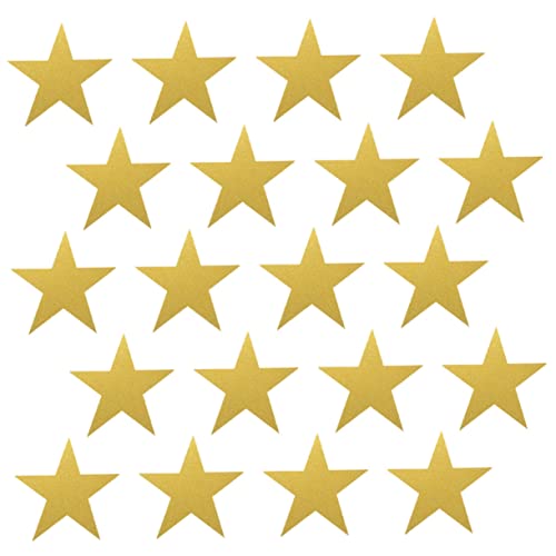 HOMSFOU 20Stücke Glitzernde Papierstern Ausschnitte Einzigartige Dekoration für Klassenzimmer Bastelprojekte und Raumgestaltung für Themen von HOMSFOU