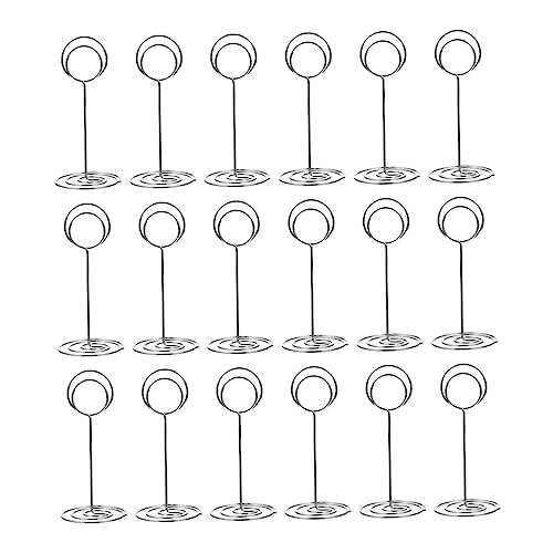 HOMSFOU 20Stücke Hochzeit Memo Clips Aus Kreative Tischdekorationsklemmen Runde Nachrichtenklemmen Für Platzkartenhalter Für Hochzeiten von HOMSFOU