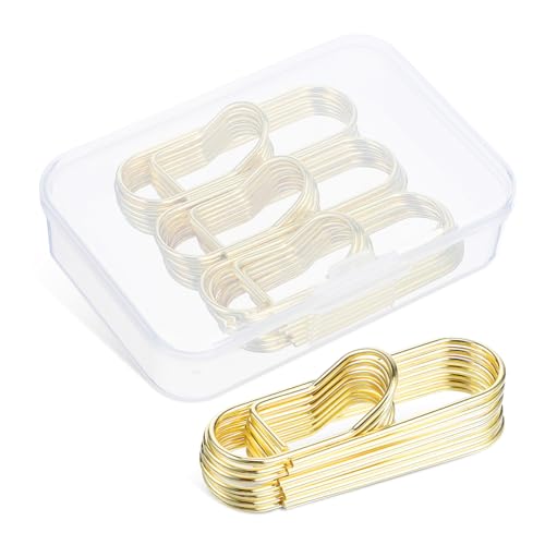 HOMSFOU 20Stücke Metall Büroklammern Stifthalter Für Notizbuch Langlebige Clips Praktischer Organizer Für Stifte Für Büro Und Schule von HOMSFOU