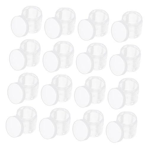 HOMSFOU 20Stücke Runddesign Pet Lebensmittelflaschen mit Deckel Transparente Dichte Aufbewahrung für Müsli und für Küche und Vorratslagerung HOMSFOU 20Stücke Runddesign Pet Lebensmittelflaschen mit Deckel Transparente Dichte Aufbewahrung für Müsli und für Küche und Vorratslagerung von HOMSFOU