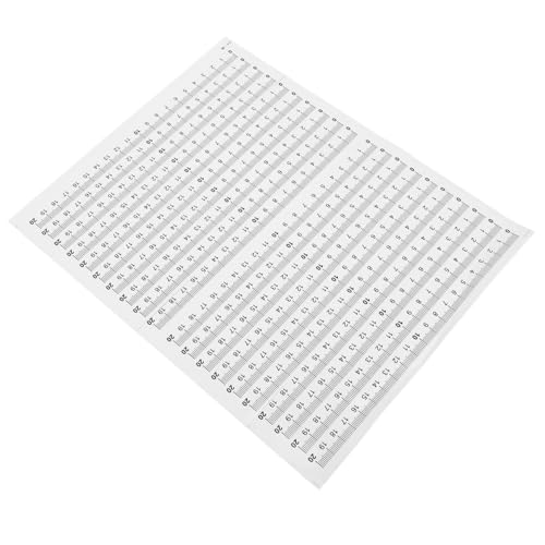 HOMSFOU 20Stücke Teiliges Selbstklebendes Maßband Wasserdichtes Transparentes Maßband für Präzises Messen und Markieren für Schule und Heimprojekte mit Klarer HOMSFOU 20Stücke Teiliges Selbstklebendes Maßband Wasserdichtes Transparentes Maßband für Präzises Messen und Markieren für Schule und Heimprojekte mit Klarer von HOMSFOU