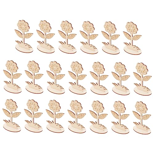 HOMSFOU 20Stücke Unbehandelte Holzblumen DIY Malerei Blumenform Holzscheiben für Bastelprojekte für Personalisierte Blumendekoration und HOMSFOU 20Stücke Unbehandelte Holzblumen DIY Malerei Blumenform Holzscheiben für Bastelprojekte für Personalisierte Blumendekoration und von HOMSFOU
