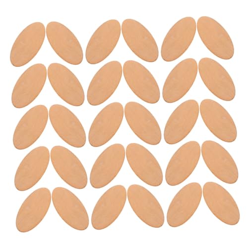 HOMSFOU 20pcs Stücke Ovale Holzspäne Handgefertigtes Holzhandwerk Ovales Holzhandwerk Unfertige Holzscheiben Ausschnitte Unbehandeltes Holz Holzhandwerk Unvollendet Holz Handwerk Khaki HOMSFOU 20pcs Stücke Ovale Holzspäne Handgefertigtes Holzhandwerk Ovales Holzhandwerk Unfertige Holzscheiben Ausschnitte Unbehandeltes Holz Holzhandwerk Unvollendet Holz Handwerk Khaki von HOMSFOU