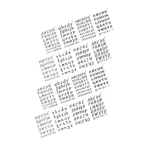 HOMSFOU 24 Blatt Alphanumerische Vorlage Alphabet große Zahl Schablonen Symbol Schablonen Buchstaben Herstellung Schriftzeichen Schablonen sprühen Malschablonen pet0.25mm HOMSFOU 24 Blatt Alphanumerische Vorlage Alphabet große Zahl Schablonen Symbol Schablonen Buchstaben Herstellung Schriftzeichen Schablonen sprühen Malschablonen pet0.25mm von HOMSFOU
