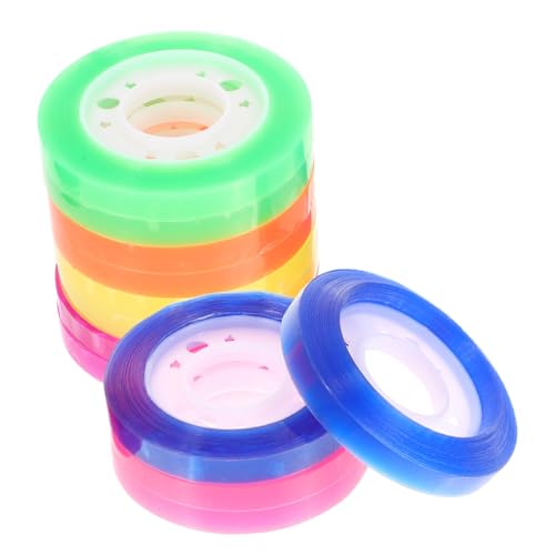 HOMSFOU 24 Rollen Bunte Transparente Klebebänder DIY Scrapbooking Deko Klebestreifen für Tagebücher Planer und Bastelprojekte Vielseitig Verwendbar für Handarbeit und Kreative Gestaltung HOMSFOU 24 Rollen Bunte Transparente Klebebänder DIY Scrapbooking Deko Klebestreifen für Tagebücher Planer und Bastelprojekte Vielseitig Verwendbar für Handarbeit und Kreative Gestaltung von HOMSFOU