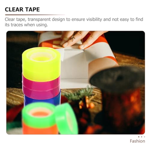 HOMSFOU 24 Rollen Transparentes Klebeband Klar Haftendes Büro Bastelband Mehrzweck Transparentes Klebeband für Schule Geschenkverpackung und Papierkleben HOMSFOU 24 Rollen Transparentes Klebeband Klar Haftendes Büro Bastelband Mehrzweck Transparentes Klebeband für Schule Geschenkverpackung und Papierkleben von HOMSFOU