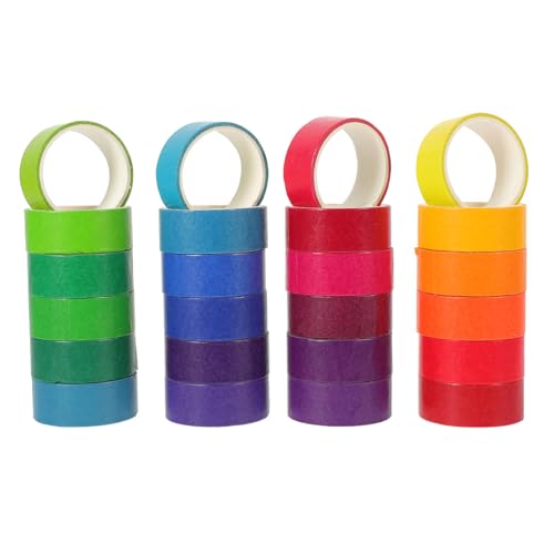 HOMSFOU 24 Rollen selbstklebende DIY-Klebebänder Klebeband selbstklebend Streifen Kunst Scrapbook-Klebebänder selber machen dekorative Bänder für Sammelalben Flüsterpapier HOMSFOU 24 Rollen selbstklebende DIY-Klebebänder Klebeband selbstklebend Streifen Kunst Scrapbook-Klebebänder selber machen dekorative Bänder für Sammelalben Flüsterpapier von HOMSFOU
