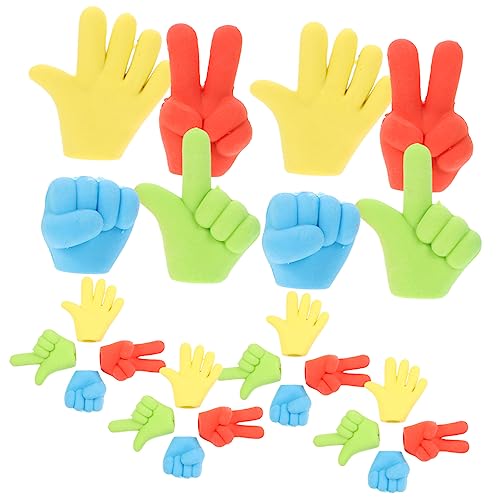HOMSFOU 24 Stück Fingerförmige Radiergummis Bunte Radierer für Kreative Schulpreise und Bastelmaterialien für Klassenzimmer und HOMSFOU 24 Stück Fingerförmige Radiergummis Bunte Radierer für Kreative Schulpreise und Bastelmaterialien für Klassenzimmer und von HOMSFOU