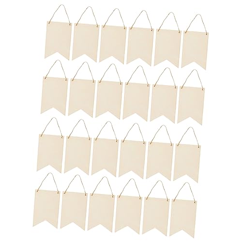 HOMSFOU 24 Stück Holz Hängeschilder für Diy Dekoration Blanko Holzplatten für Geburtstagsfeiern Partys und Kreative Projekte Hochwertige Langlebige Holztags zum Bemalen und Personalisieren HOMSFOU 24 Stück Holz Hängeschilder für Diy Dekoration Blanko Holzplatten für Geburtstagsfeiern Partys und Kreative Projekte Hochwertige Langlebige Holztags zum Bemalen und Personalisieren von HOMSFOU