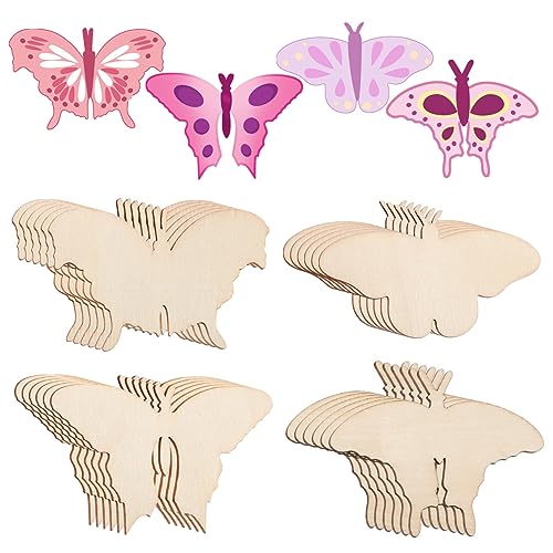 HOMSFOU 24 Stück Holzmalerei Schmetterling Partydekor Leere Schmetterlingsausschnitte Kunsthandwerk Basteln Mit Schmetterlingen Zum Geburtstag Schmetterling Basteln Holzhandwerk Hölzern HOMSFOU 24 Stück Holzmalerei Schmetterling Partydekor Leere Schmetterlingsausschnitte Kunsthandwerk Basteln Mit Schmetterlingen Zum Geburtstag Schmetterling Basteln Holzhandwerk Hölzern von HOMSFOU