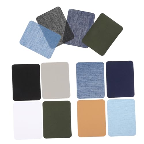 HOMSFOU 24 Stück Teiliges Patch zum Aufbügeln Selbstklebende Stoffflicken für Jeans Shirts und Kleidung DIY Reparaturmaterial für Hosen Rucksäcke Hüte und Schuhe Langlebig und Dekorativ HOMSFOU 24 Stück Teiliges Patch zum Aufbügeln Selbstklebende Stoffflicken für Jeans Shirts und Kleidung DIY Reparaturmaterial für Hosen Rucksäcke Hüte und Schuhe Langlebig und Dekorativ von HOMSFOU