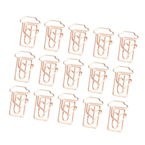 HOMSFOU 24 Stück Teiliges Roségold Papierklammern in Kaffeetassenform Modische Büroklammern als Lesezeichen Kreative Papierclips für Büro Schule Notizen Kalender und Scrapbooks HOMSFOU 24 Stück Teiliges Roségold Papierklammern in Kaffeetassenform Modische Büroklammern als Lesezeichen Kreative Papierclips für Büro Schule Notizen Kalender und Scrapbooks von HOMSFOU