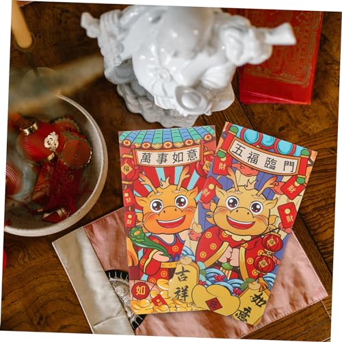 HOMSFOU 24 Stück Teiliges Traditionelle Chinesische Rote Umschläge mit Glücksmustern Großformatige Festival Umschläge für Neujahr und Hochzeitsdeko Elegante Geschenkumschläge für HOMSFOU 24 Stück Teiliges Traditionelle Chinesische Rote Umschläge mit Glücksmustern Großformatige Festival Umschläge für Neujahr und Hochzeitsdeko Elegante Geschenkumschläge für von HOMSFOU