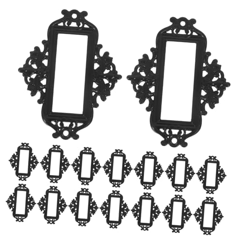 HOMSFOU 24 Stück Teiliges Vintage Metall Etikettenrahmen Retro Schubladenbeschriftung mit Stabilem Metallrahmen Namensschildhalter für Büro Aktenschrank für Schubladen und Regale HOMSFOU 24 Stück Teiliges Vintage Metall Etikettenrahmen Retro Schubladenbeschriftung mit Stabilem Metallrahmen Namensschildhalter für Büro Aktenschrank für Schubladen und Regale von HOMSFOU