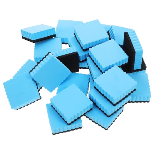 HOMSFOU 24 Stück Whiteboard-radierer Schulmaterial Whiteboard-trockenlöscher Klassenzimmer Müssen Haben Weißer Brettreiniger Tafelreiniger Filzstoff Sky-blue HOMSFOU 24 Stück Whiteboard-radierer Schulmaterial Whiteboard-trockenlöscher Klassenzimmer Müssen Haben Weißer Brettreiniger Tafelreiniger Filzstoff Sky-blue von HOMSFOU