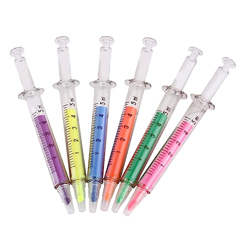 HOMSFOU 24Stücke Highlighter Marker für Schule Büro Kreative Projekte Praktische und Sichere Stifte für Lehrer Studenten Ärzte von HOMSFOU