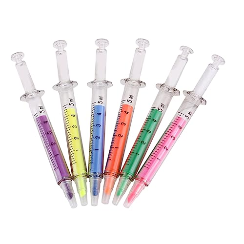 HOMSFOU 24Stücke Highlighter Stifte Marker für Schule Büro für Lehrer Fachkräfte Bequem Sicher Markieren Hervorheben von HOMSFOU