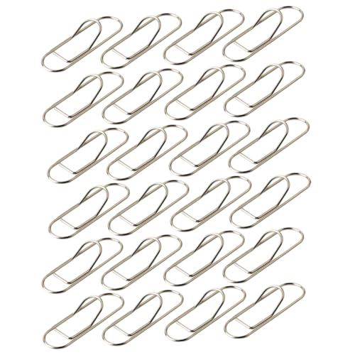 HOMSFOU 24Stücke Metall Stiftclip Für Büro Schule Robuste Büroklammern Für Schlüssel Rechnungen Quittungen Praktischer Organizer Für Silberfarben HOMSFOU 24Stücke Metall Stiftclip Für Büro Schule Robuste Büroklammern Für Schlüssel Rechnungen Quittungen Praktischer Organizer Für Silberfarben von HOMSFOU