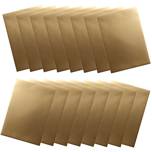 HOMSFOU 25 Blatt Goldmarmelade Sammelalbumpapier Herstellung farbiges Papier Kartenpapier für goldenes Papier goldenes Kartonpapier DIY -Karton Karte Sammelalbum dickes Papier das Papier von HOMSFOU