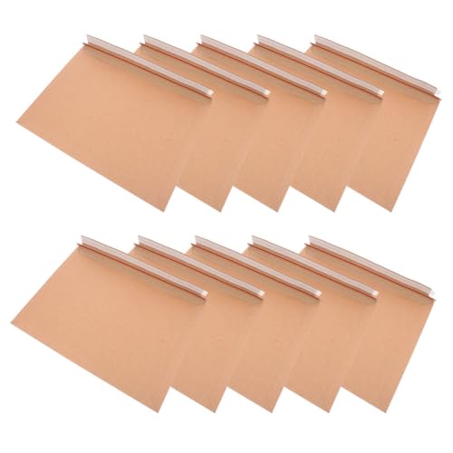 HOMSFOU 25 Stück Dokumentenversandtasche selbstklebendes Fotodokument Mailer Umschläge aus Pappe Versandtaschen aus Pappe Umschläge selbstklebend 250g graues Papier Brown HOMSFOU 25 Stück Dokumentenversandtasche selbstklebendes Fotodokument Mailer Umschläge aus Pappe Versandtaschen aus Pappe Umschläge selbstklebend 250g graues Papier Brown von HOMSFOU
