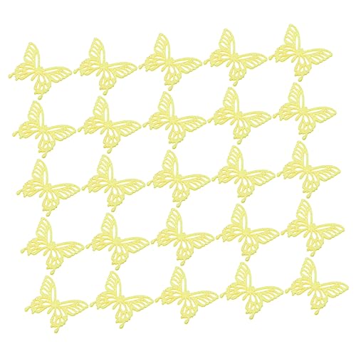 HOMSFOU 25 Stück Glitzerstoff Patches Haaraccessoires Diy Dekoration für Kleidung und Mehr Leicht und Tragbar Einzigartige Designs für Erwachsene von HOMSFOU