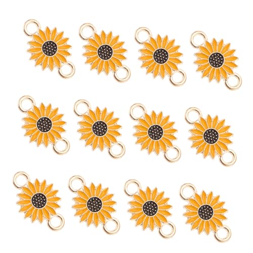 HOMSFOU 25 Stück Teiliges Daisy Blüten Anhänger aus Langlebiger Legierung mit Flexiblem Doppelloch design für DIY Schmuckherstellung Armbänder Halsketten Schlüsselanhänger und Kreative HOMSFOU 25 Stück Teiliges Daisy Blüten Anhänger aus Langlebiger Legierung mit Flexiblem Doppelloch design für DIY Schmuckherstellung Armbänder Halsketten Schlüsselanhänger und Kreative von HOMSFOU