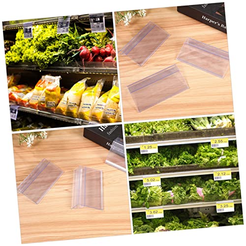 HOMSFOU 25 Stück Teiliges Transparentes Preisschildhalter aus PVC Einfach zu Beschriften Langlebig und Vielseitig für Supermarkt Bekleidungs und Kleingeschäftsregale Geeignet HOMSFOU 25 Stück Teiliges Transparentes Preisschildhalter aus PVC Einfach zu Beschriften Langlebig und Vielseitig für Supermarkt Bekleidungs und Kleingeschäftsregale Geeignet von HOMSFOU
