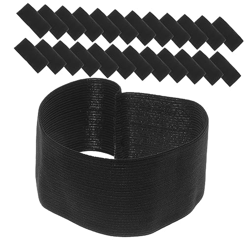 HOMSFOU 25 Stück Trauerarmbänder Schwarz Elastisches Armband für Beerdigungen Fußball Armband zur Ehrung von Verstorbenen Tragbares Gedenkarmband für Trauerfeiern von HOMSFOU