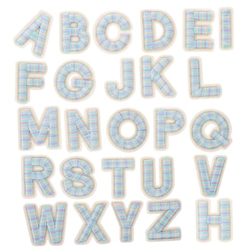 HOMSFOU 26 Stück Aufbügelbare Patches für Kleidung Diy Dekoration Bestickte Buchstabenaufnäher für Jeans Taschen Rucksäcke Zubehör für Persönliche Gestaltung HOMSFOU 26 Stück Aufbügelbare Patches für Kleidung Diy Dekoration Bestickte Buchstabenaufnäher für Jeans Taschen Rucksäcke Zubehör für Persönliche Gestaltung von HOMSFOU